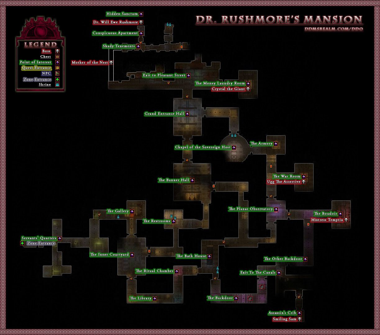 u12-dr-rushmores-mansion-map-walkthrough